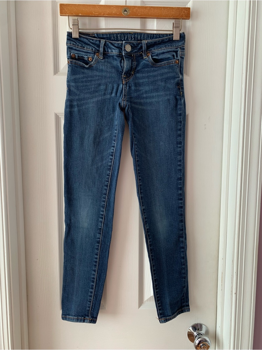 Retro Aeropostale Medium Indigo Skinny Jeggings